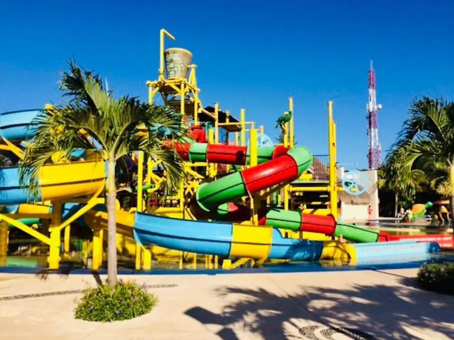 Punta Me Apartment Beach Front In The Hotel & Waterpark Cancun Mexico