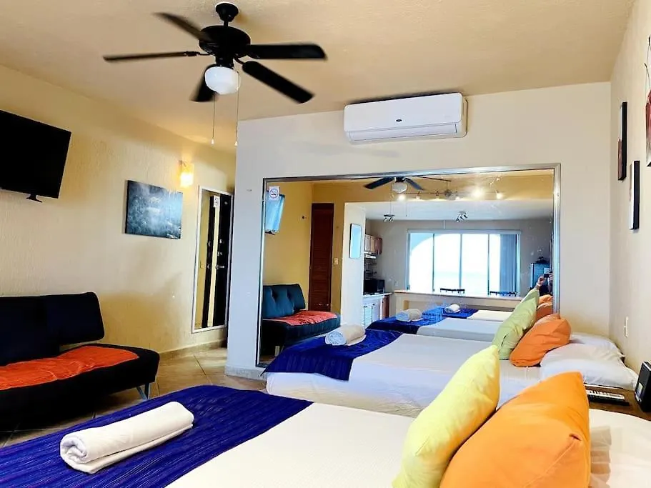 Punta Me Apartment Beach Front In The Hotel & Waterpark Cancun