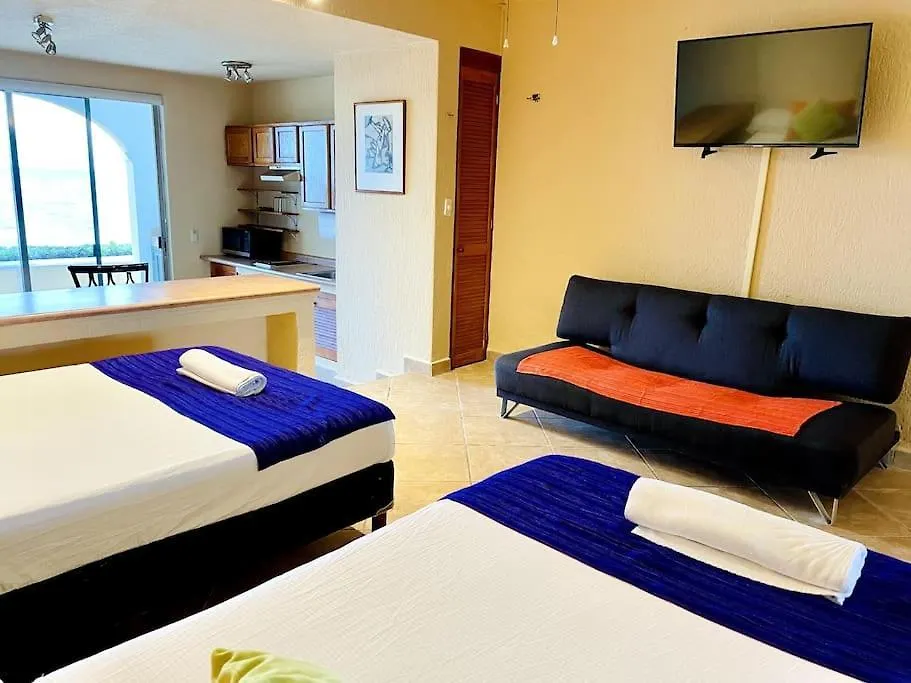 Punta Me Apartment Beach Front In The Hotel & Waterpark Cancun